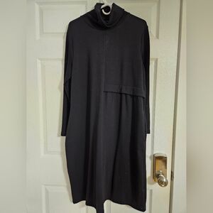 Chic Black Long Sleeve Dress